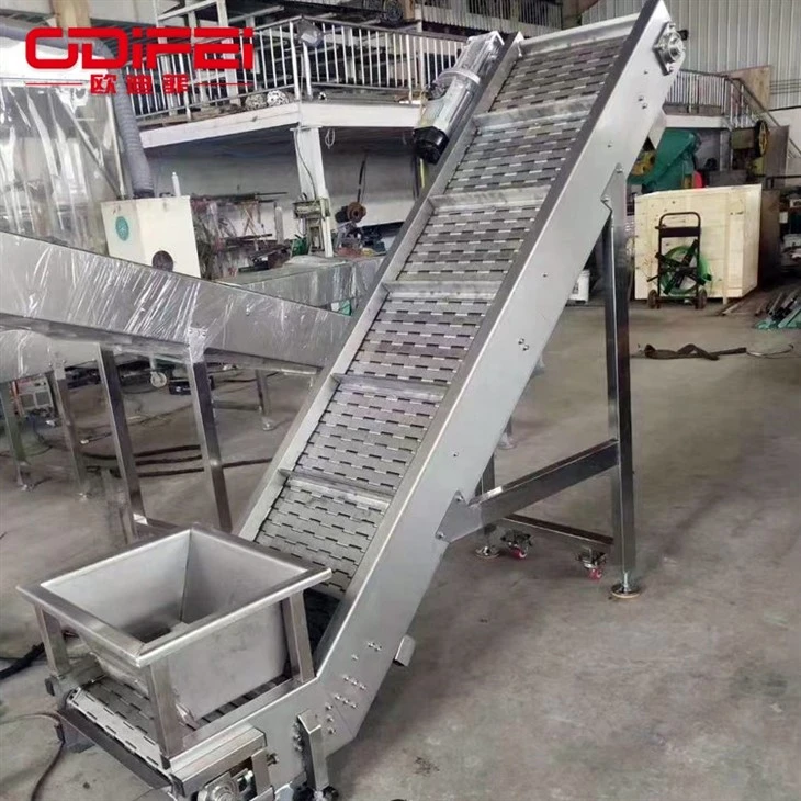 Chain plate cooling conveyor (5)